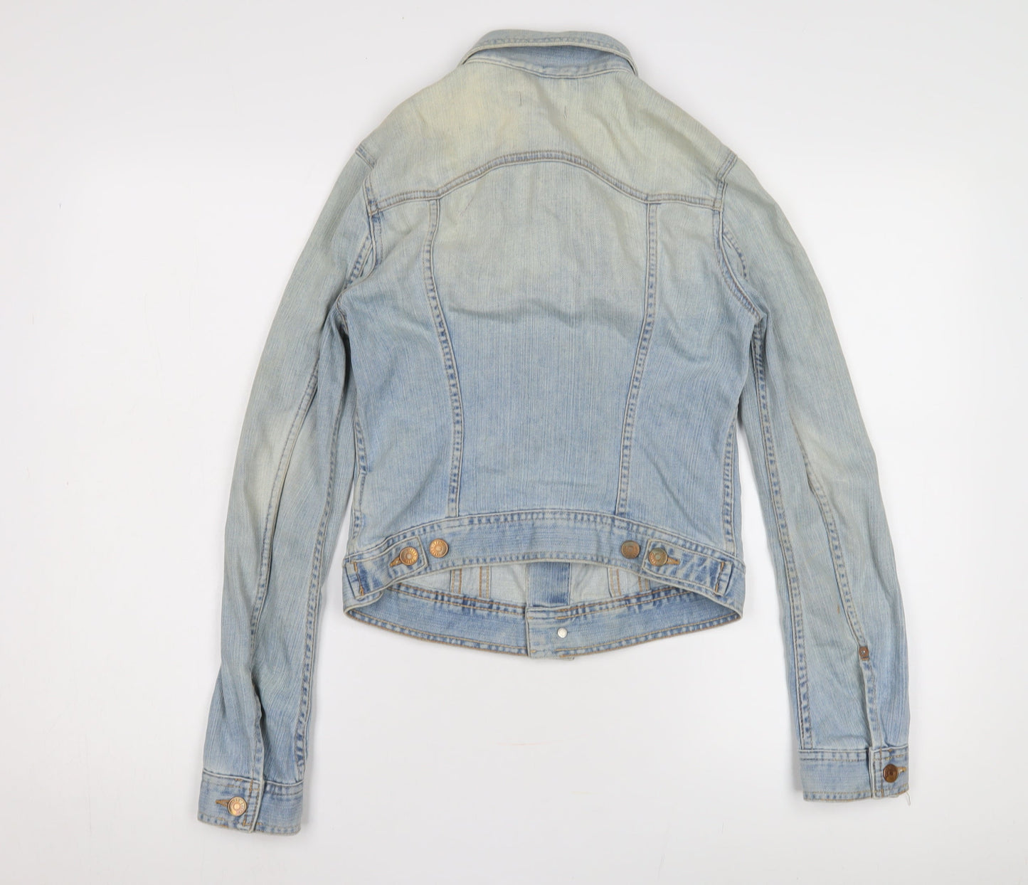 Women’s &Jacket Denim Blue Basic Jacket Size 8