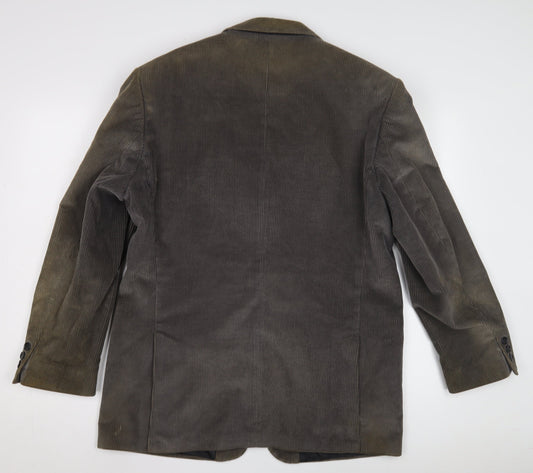 Balex Men's Brown Corduroy Blazer 40 in Lined Casual