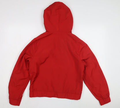 New Look Girls Red Basic Hooded Jacket 12-13 Years