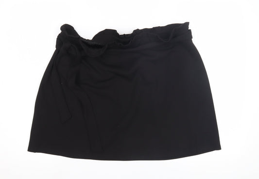 New Look Women's Black High-Waist Pencil Skirt Size 18