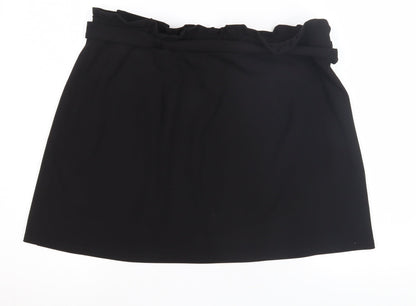 New Look Women's Black High-Waist Pencil Skirt Size 18