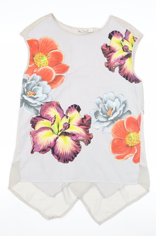 Womens UK Size M Oasis Multicoloured Tunic Tank