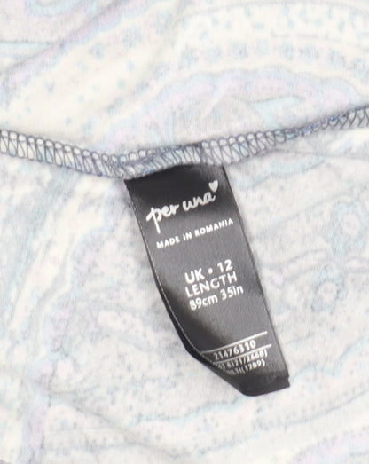 Per Una Women's Multicoloured Paisley Skirt Size 12