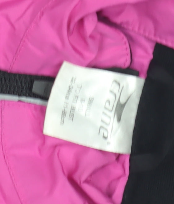 Womens UK Size S Crane Pink Windbreaker Coat
