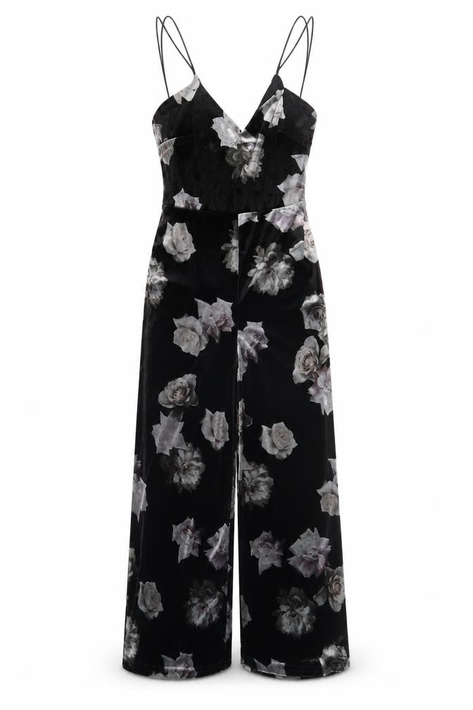 Womens UK Size 8 Nobody's Child One-Piece Black Jumpsuit