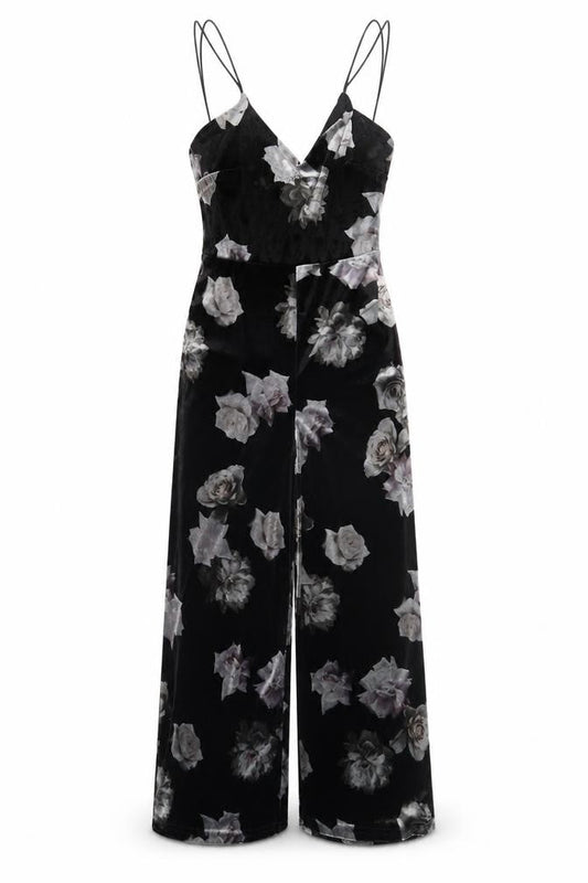 Womens UK Size 8 Nobody's Child One-Piece Black Jumpsuit