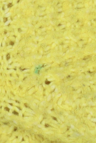 Womens UK Size XS Mango Yellow Pullover Jumper