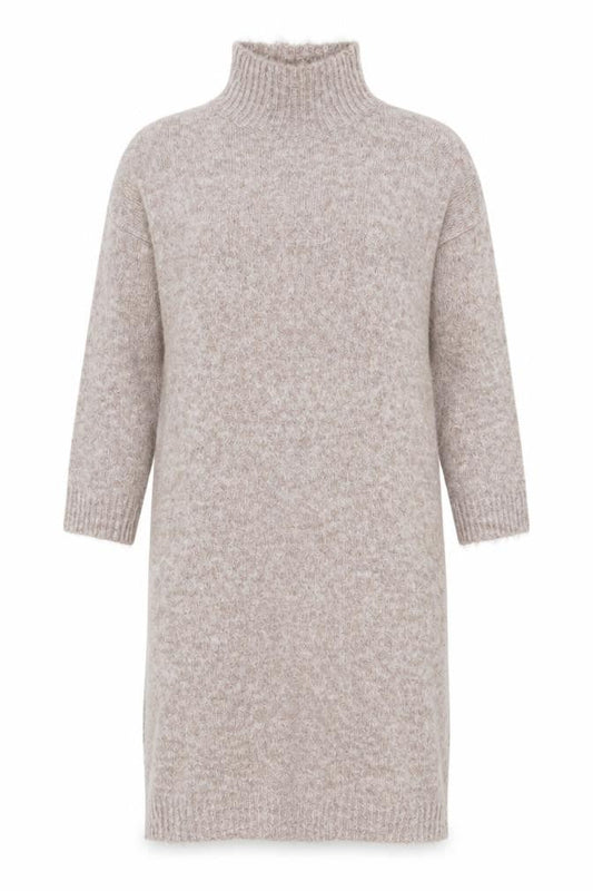 Apricot Women's Beige High Neck Dress XL