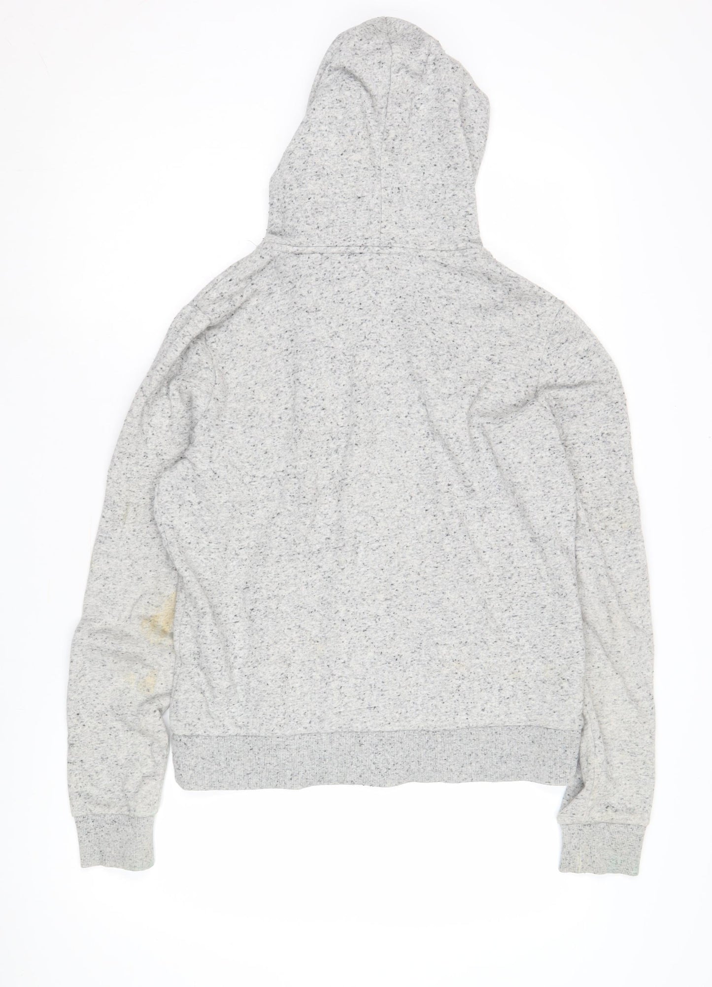 H&M Women's Grey Full Zip Hoodie Size 12