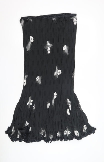Marks & Spencer Women’s Black Long Skirt UK 16-18