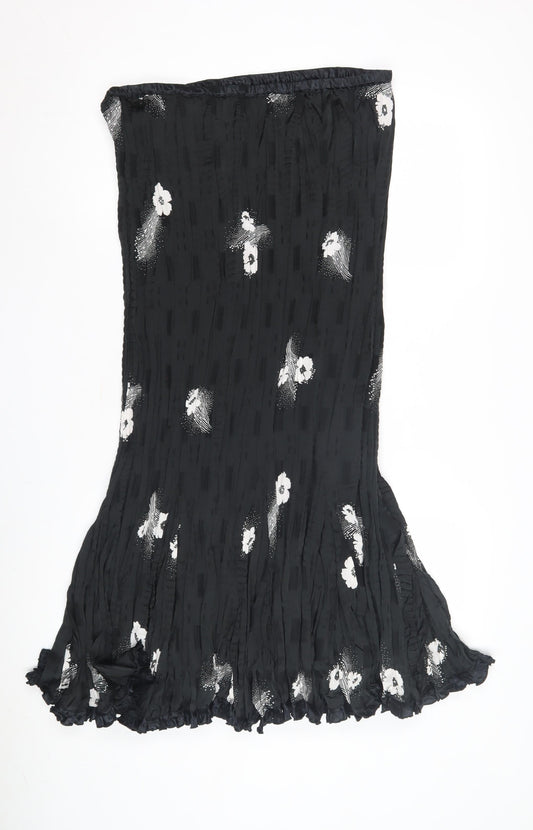 Marks & Spencer Women’s Black Long Skirt UK 16-18