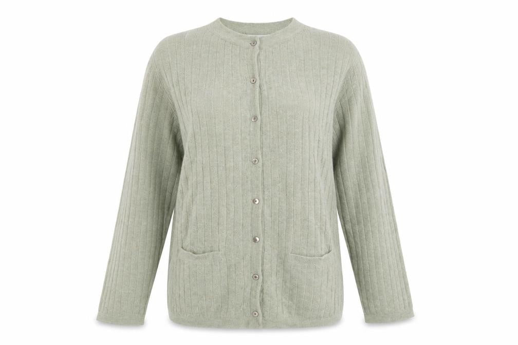 Womens UK Size L Cotswold Collections Green Cardigan Jumper