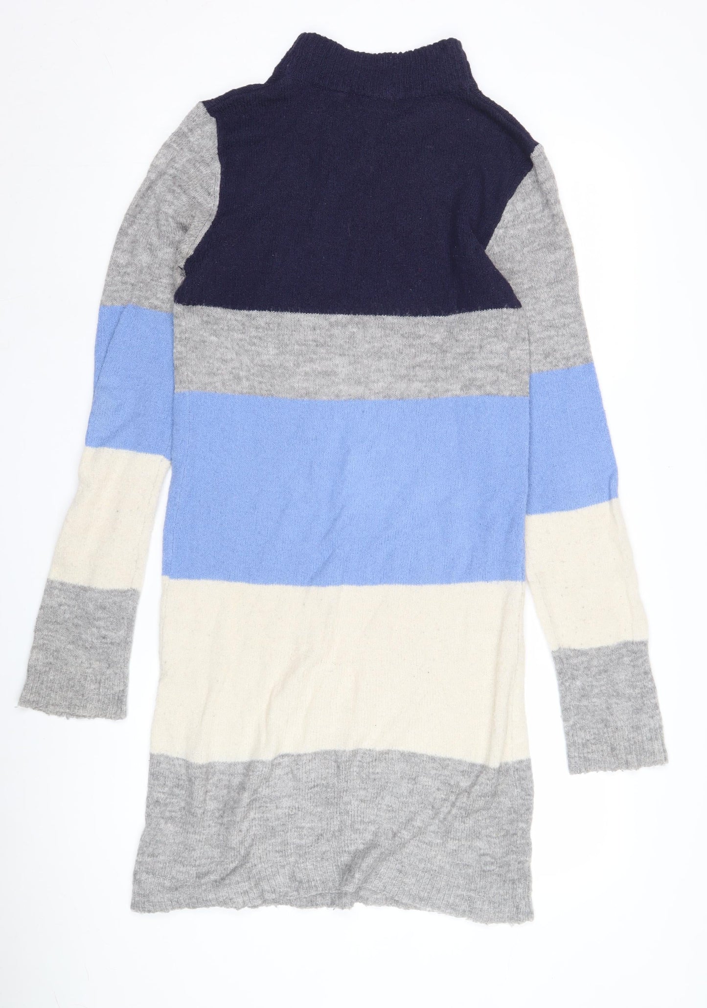 Brave Soul Women's Multicoloured High Neck Knit Dress