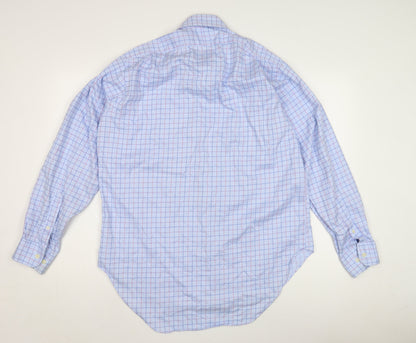 Mens UK Collar Size 16 Brook Taverner Smart Blue  Dress Shirt