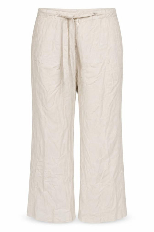 Womens UK Size 14 La Redoute Relaxed Fit Casual Beige Trousers
