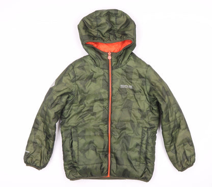 Regatta Boys Green Camouflage Puffer Jacket 7-8 Years