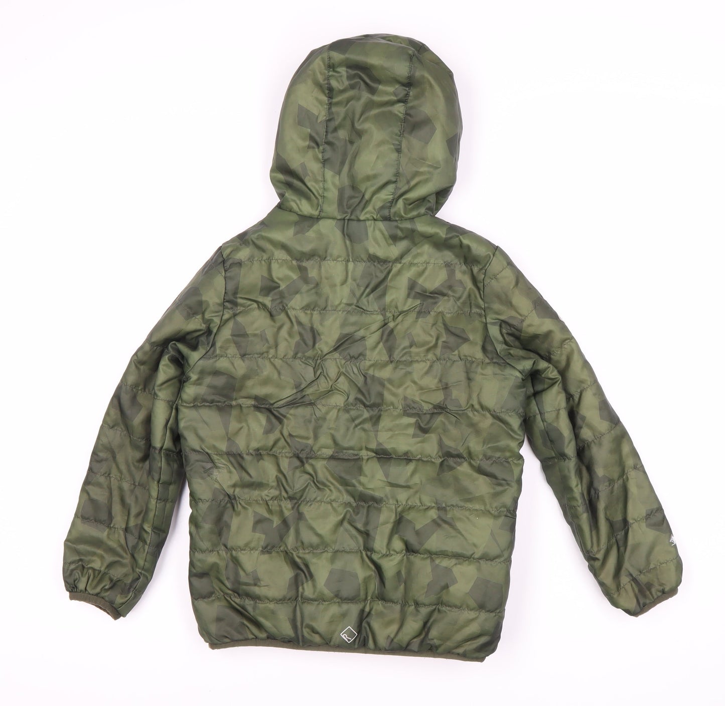 Regatta Boys Green Camouflage Puffer Jacket 7-8 Years