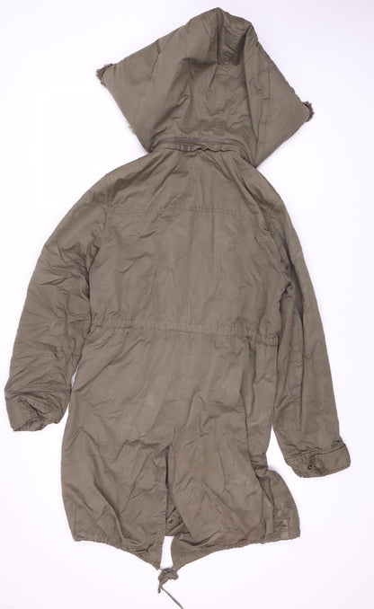 Womens UK Size 10 French Connection Brown Parka Coat