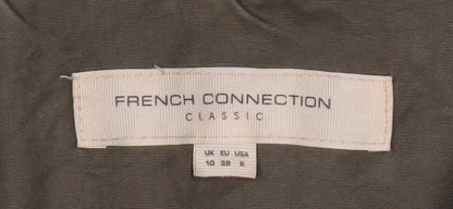 Womens UK Size 10 French Connection Brown Parka Coat