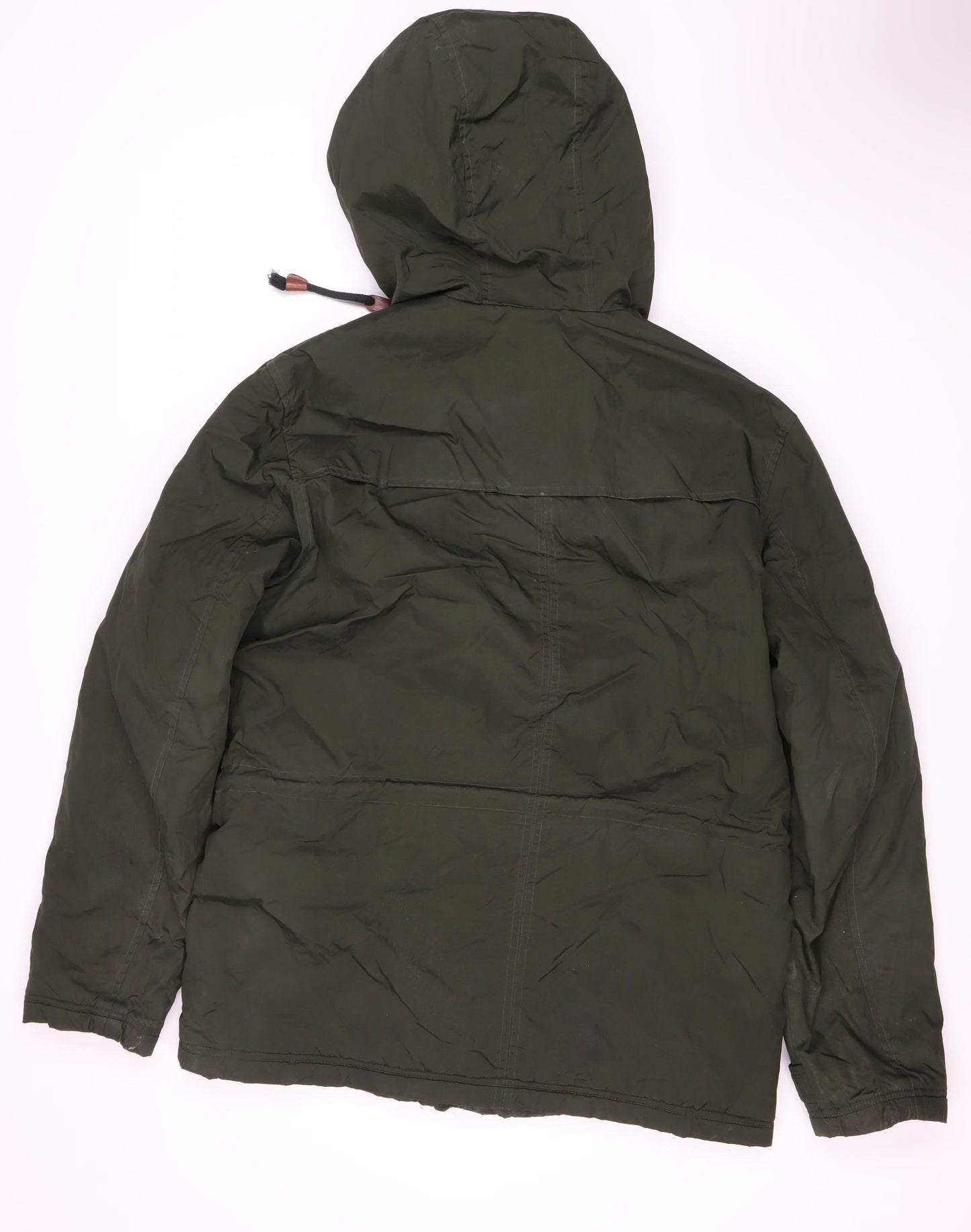 Mens UK Size L JACK & JONES Green Parka Coat