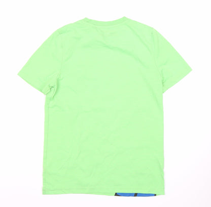 Minecraft Boys Green Graphic T-Shirt, 9-10 Years, Casual Wear