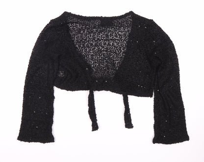 Womens UK Size 14 Principles Black Shrug Jumper