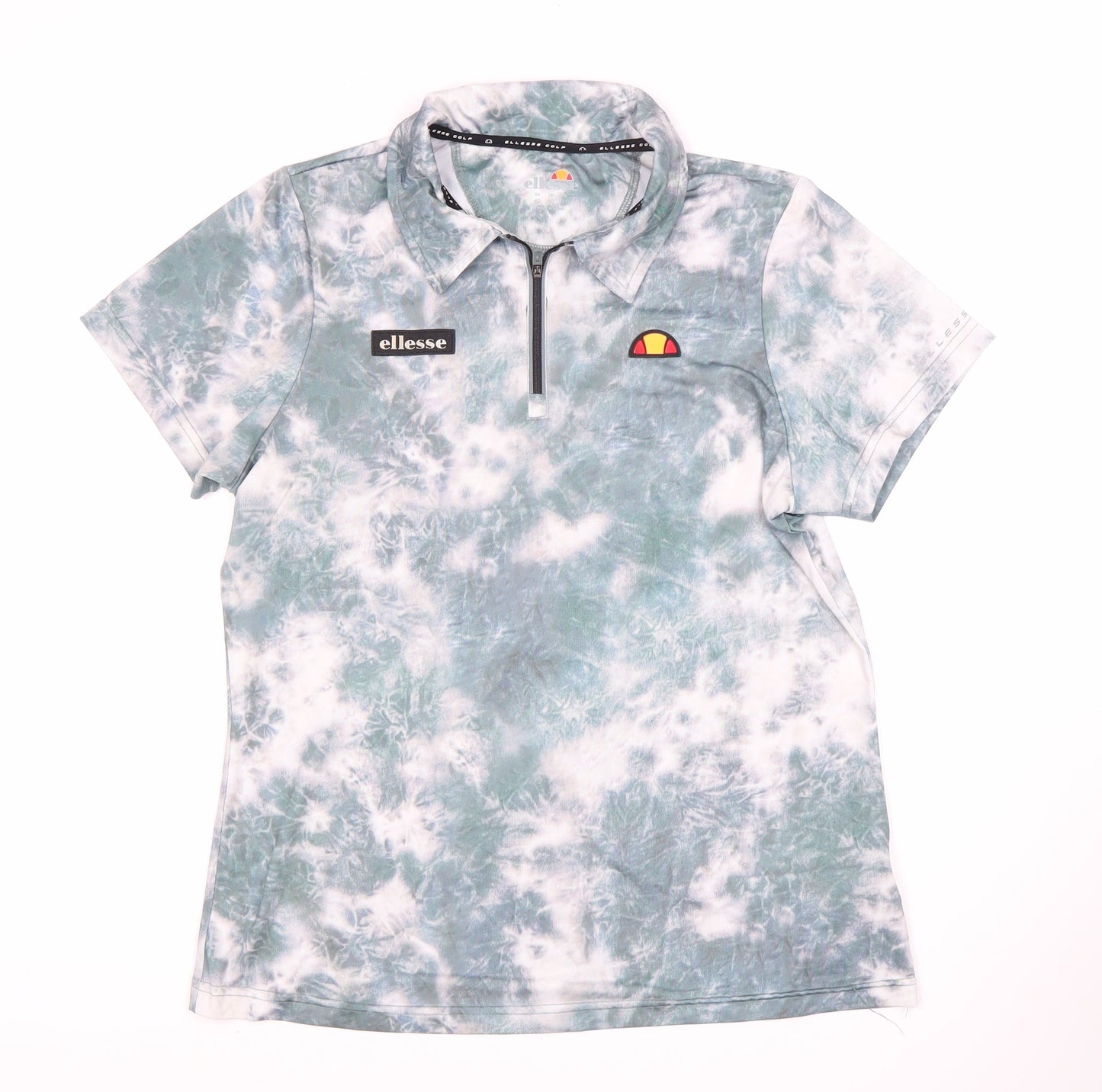 Womens UK Size 14 ellesse Blue Basic Polo