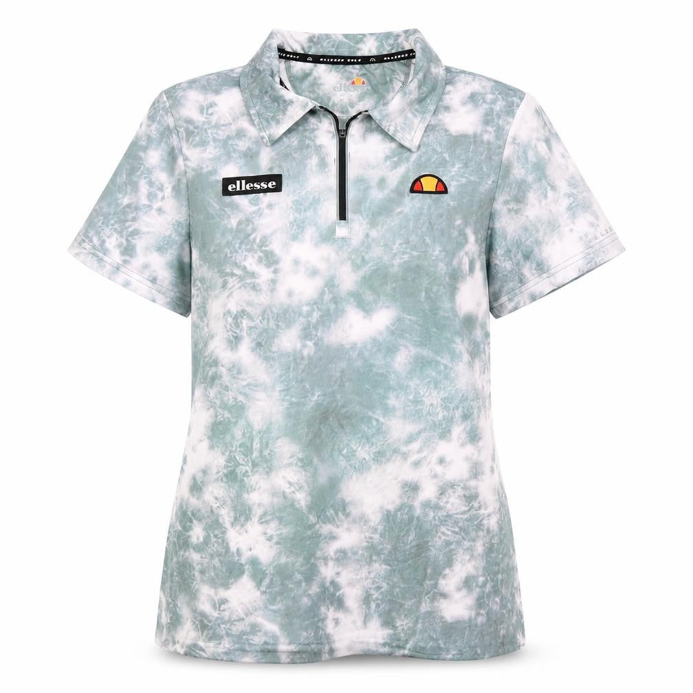 Womens UK Size 14 ellesse Blue Basic Polo