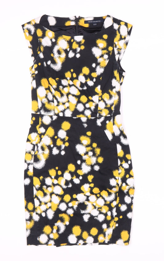 French Connection Women's Multicoloured Dress, Size 8