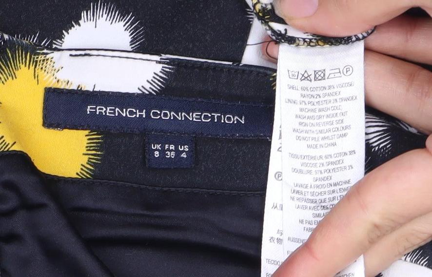 French Connection Women's Multicoloured Dress, Size 8