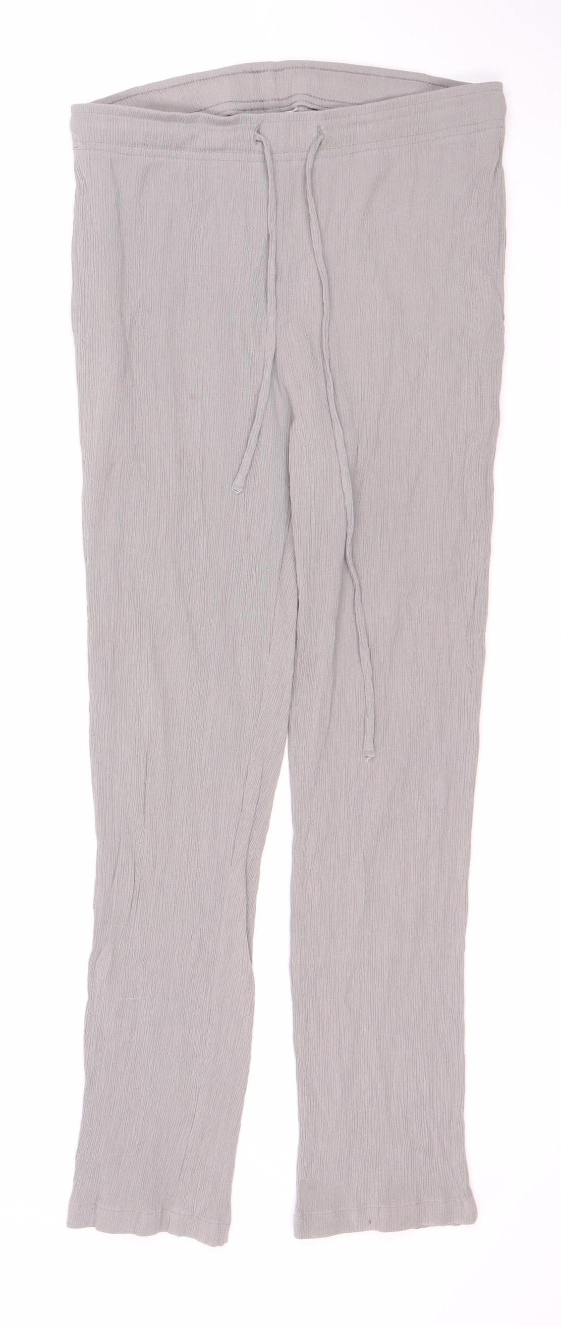 Womens UK Size 14 Damart Regular Fit  Grey Trousers