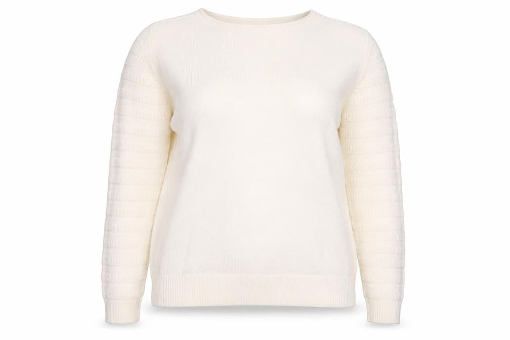Womens UK Size M Isle Ivory Pullover Jumper