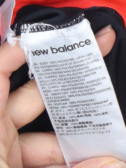 New Balance Men's Black Football Jersey T-Shirt Size S