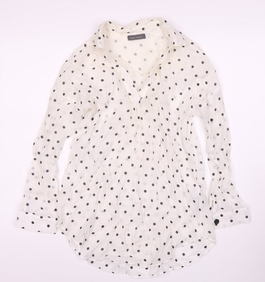 Womens UK Size S Mint Velvet White Basic Blouse