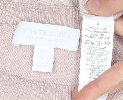 The White Label Women's Beige Pullover Jumper