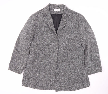 Classics Women's Grey Coat, Size 18