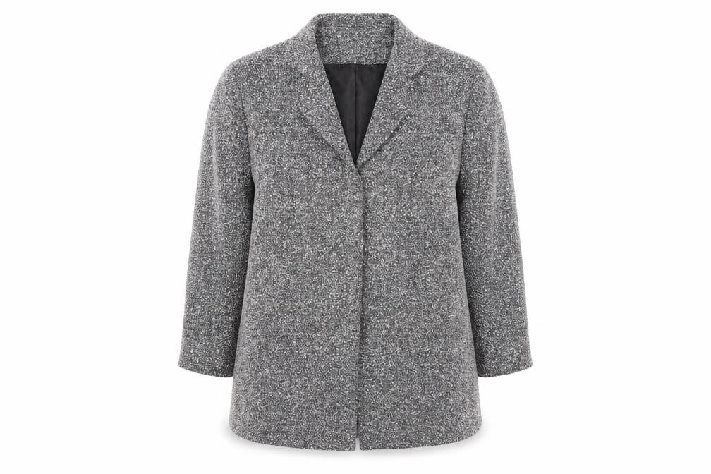 Womens UK Size 18 Classics Grey Basic Jacket