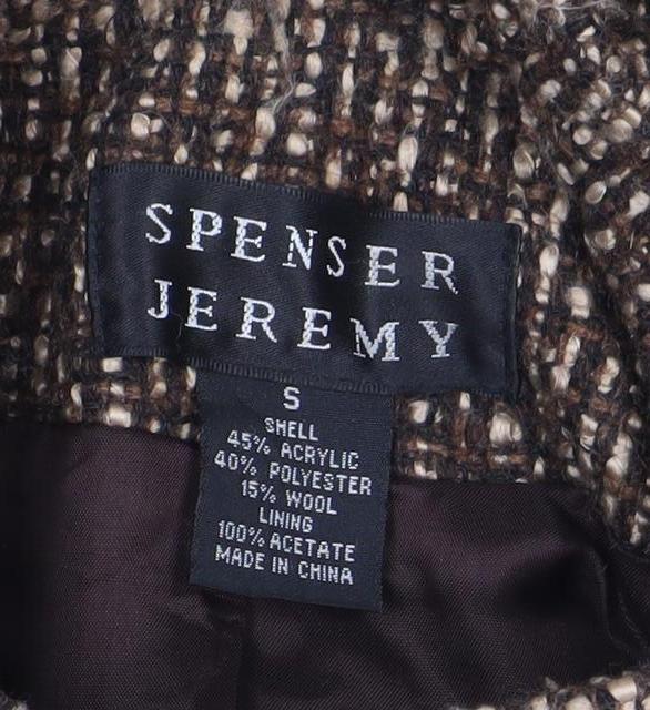 Spencer Jeremy Women's Brown Jacket Size S Casual