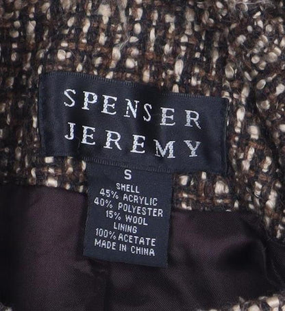 Spencer Jeremy Women's Brown Jacket Size S Casual