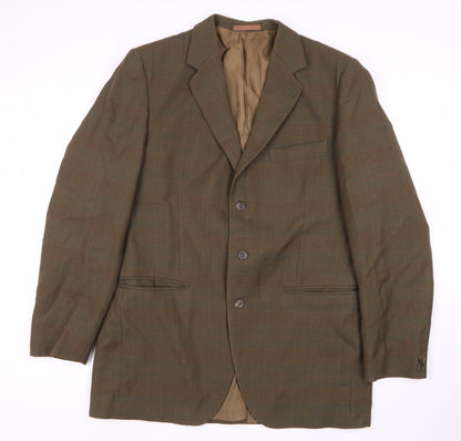Mens UK Size 41 Dunn & Co. Regular Brown Suit Jacket