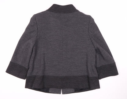 CC Women's Grey Wool Blend Blazer, Classic Fit