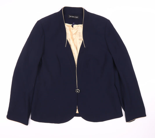 Jacques Vert Women's Blue Suit Jacket Size 14