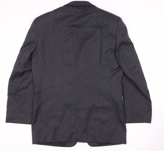 Mens UK Size 38 Ciro Citterio Regular Grey Suit Jacket
