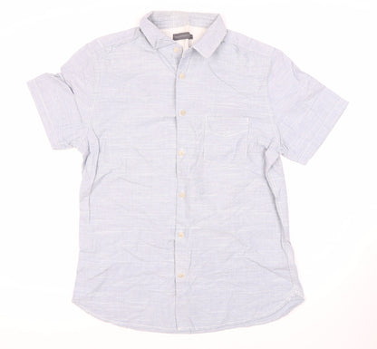 ROCHA John Rocha Men's White Button-Up Shirt M