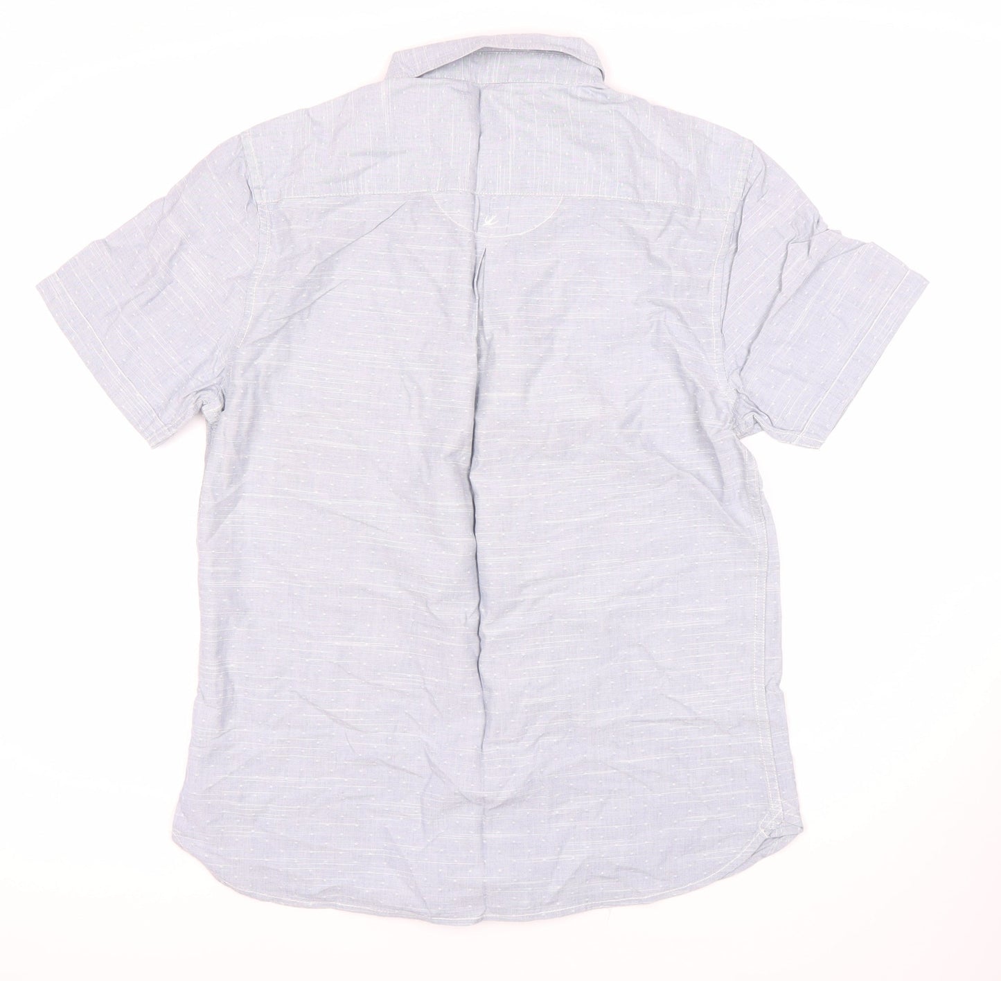 ROCHA John Rocha Men's White Button-Up Shirt M