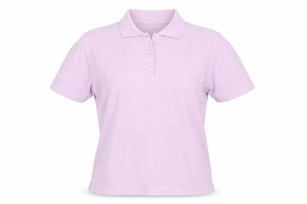 Womens UK Size M EWM Purple Basic Polo