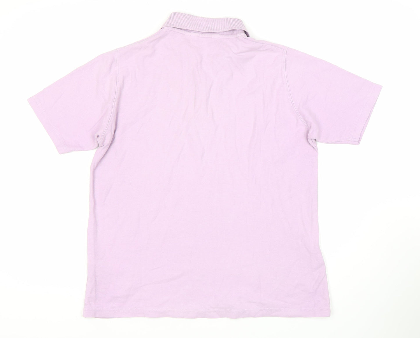 EWM Womens Purple Polo Shirt M, Short Sleeves, Casual