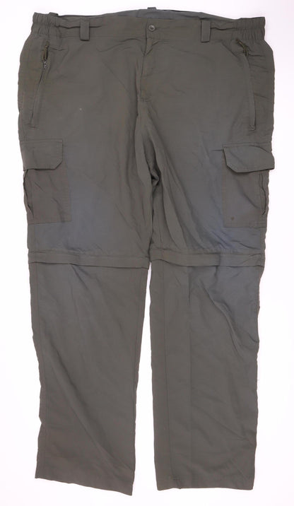 Mountain Warehouse Men's Green Cargo Trousers 42