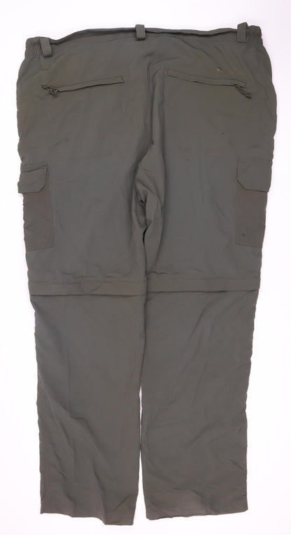 Mountain Warehouse Men's Green Cargo Trousers 42