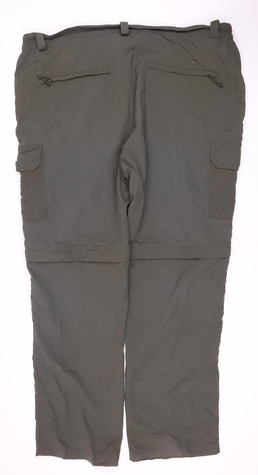 Mountain Warehouse Men's Green Cargo Trousers 42